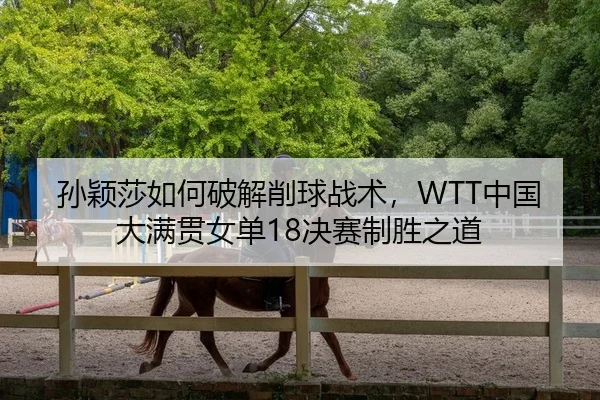 孙颖莎如何破解削球战术，WTT中国大满贯女单18决赛制胜之道